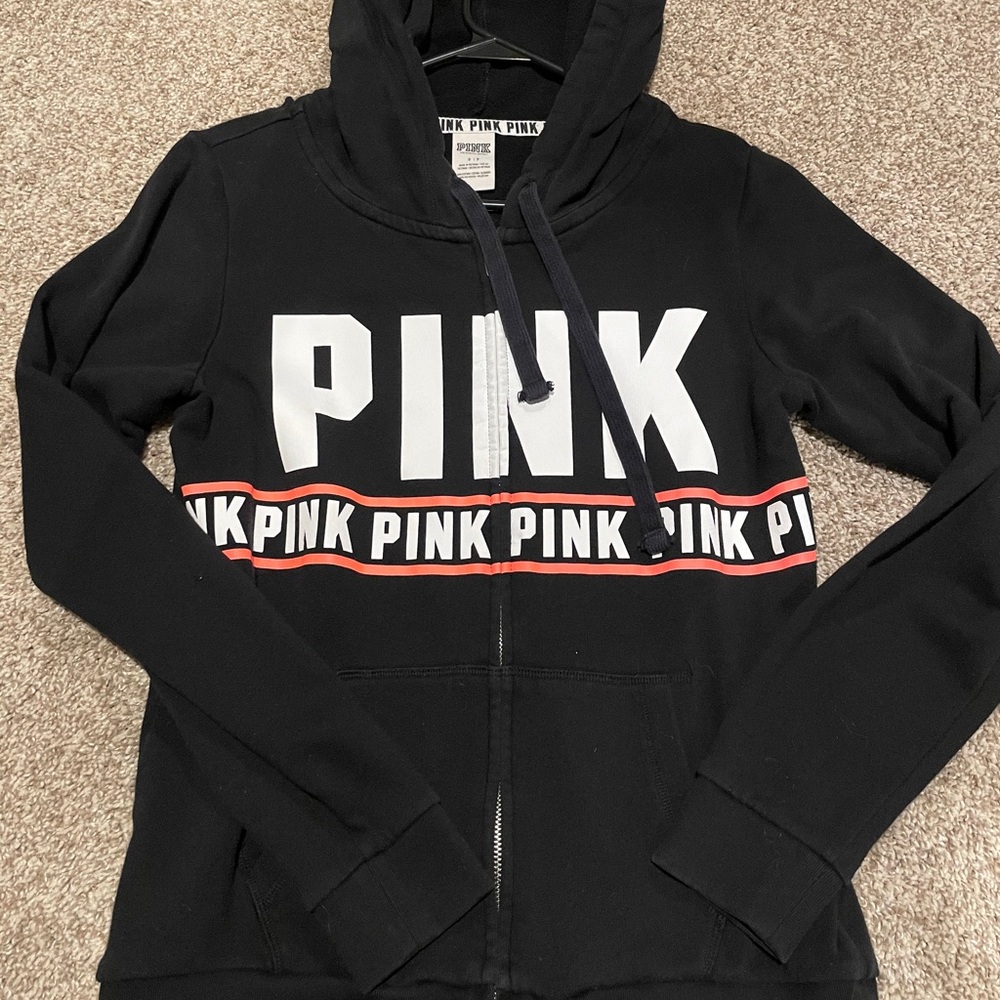 PINK zip up hoodie